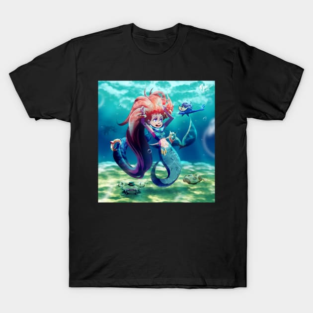 Zoe Mermaid T-Shirt by MahiStuff